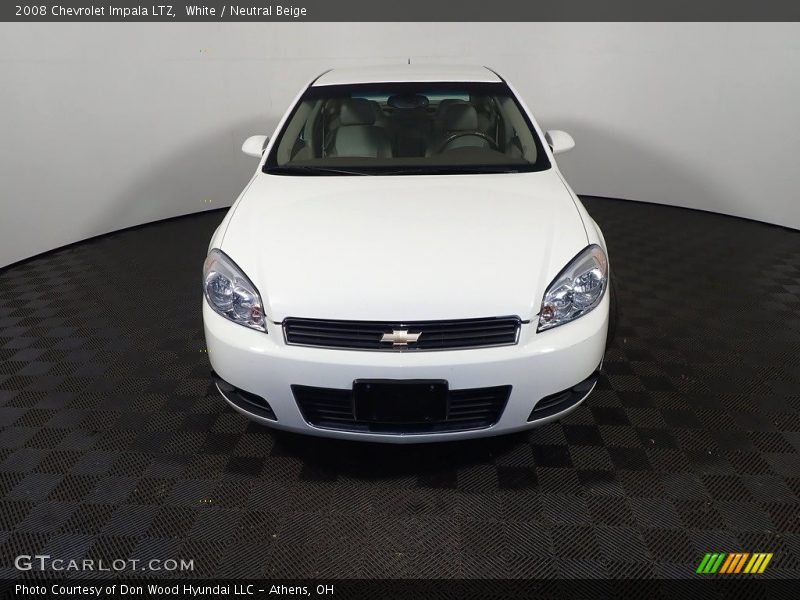 White / Neutral Beige 2008 Chevrolet Impala LTZ