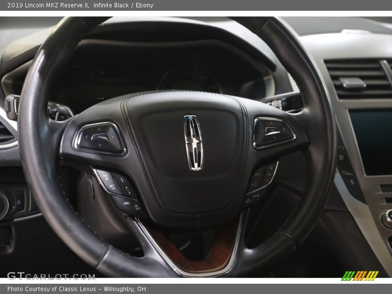 Infinite Black / Ebony 2019 Lincoln MKZ Reserve II