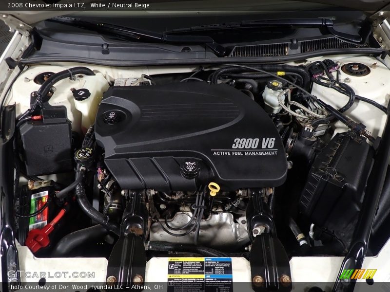 White / Neutral Beige 2008 Chevrolet Impala LTZ