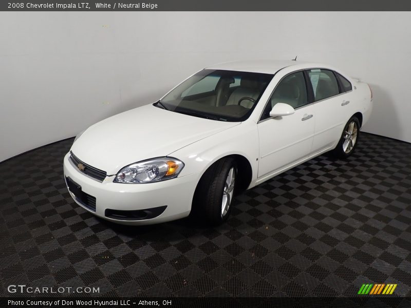 White / Neutral Beige 2008 Chevrolet Impala LTZ
