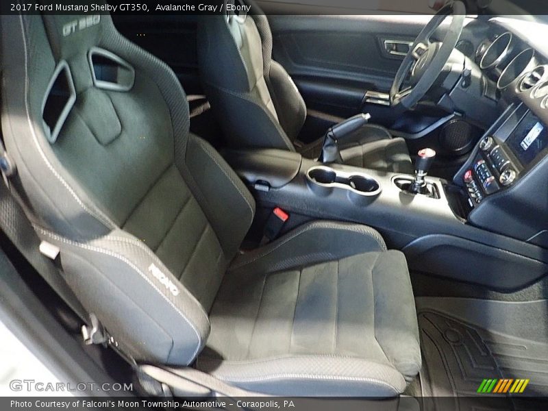 Front Seat of 2017 Mustang Shelby GT350