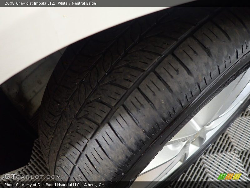 White / Neutral Beige 2008 Chevrolet Impala LTZ