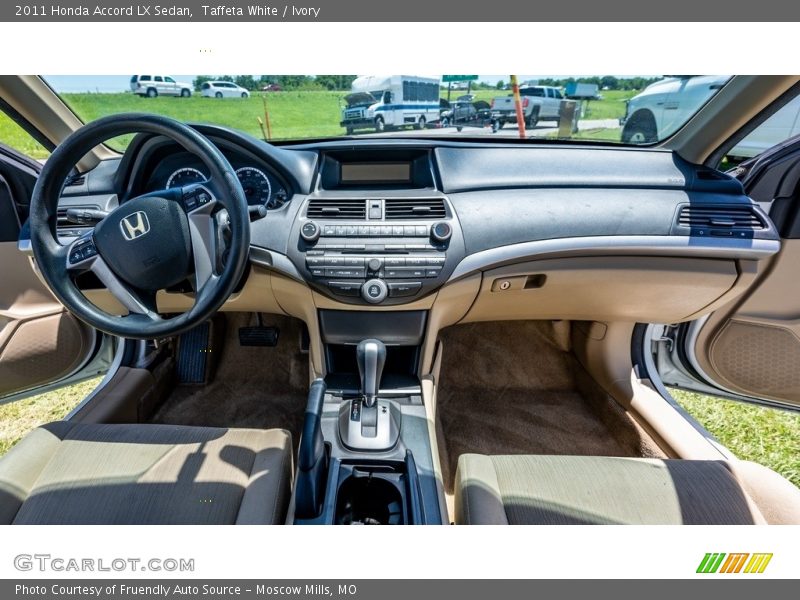 Taffeta White / Ivory 2011 Honda Accord LX Sedan