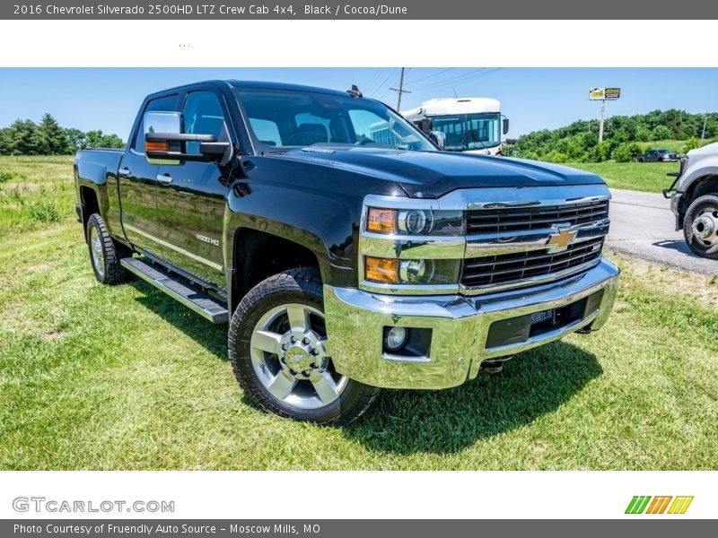 Black / Cocoa/Dune 2016 Chevrolet Silverado 2500HD LTZ Crew Cab 4x4