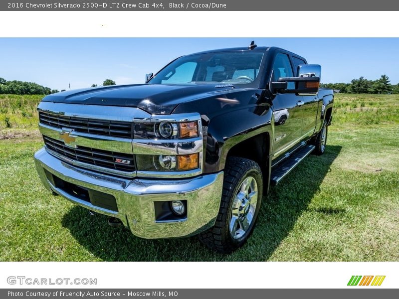 Black / Cocoa/Dune 2016 Chevrolet Silverado 2500HD LTZ Crew Cab 4x4
