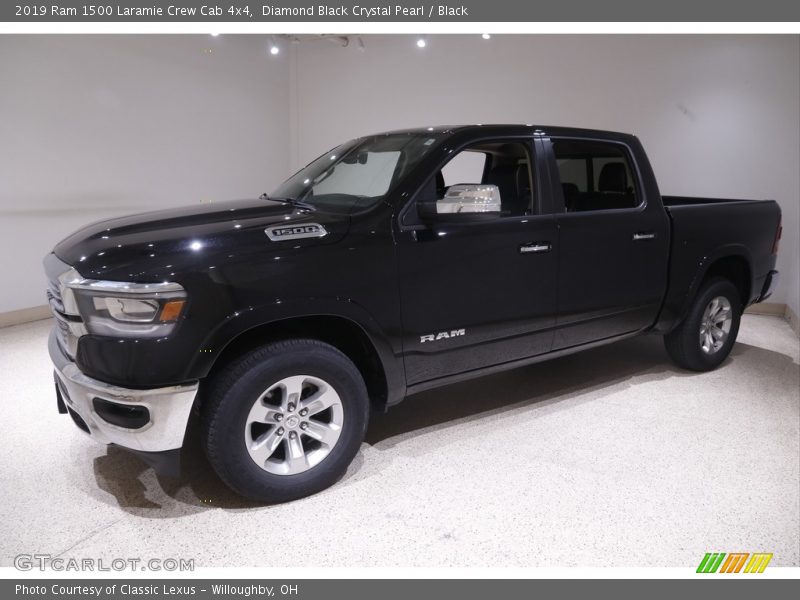 Diamond Black Crystal Pearl / Black 2019 Ram 1500 Laramie Crew Cab 4x4