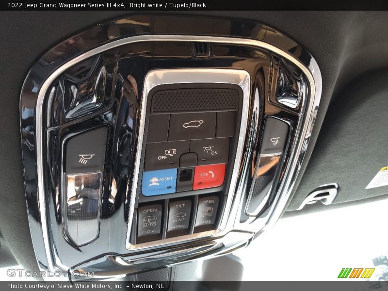Controls of 2022 Grand Wagoneer Series III 4x4