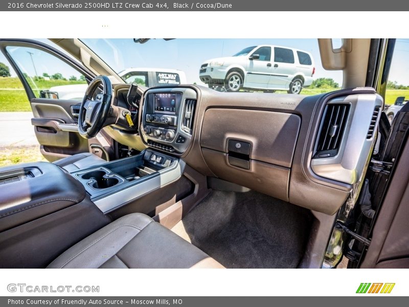 Dashboard of 2016 Silverado 2500HD LTZ Crew Cab 4x4
