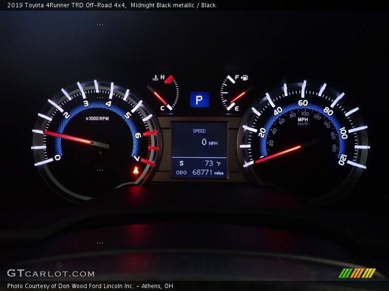 Midnight Black metallic / Black 2019 Toyota 4Runner TRD Off-Road 4x4