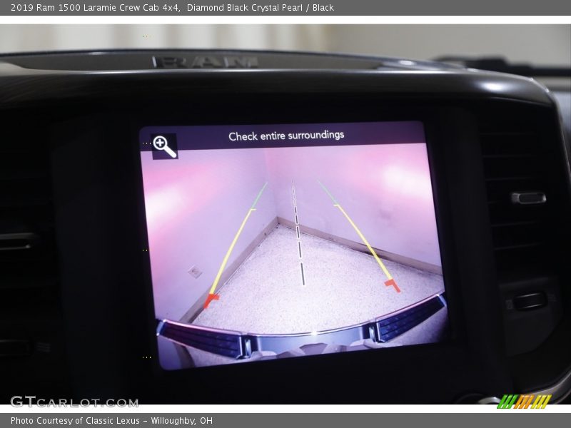 Diamond Black Crystal Pearl / Black 2019 Ram 1500 Laramie Crew Cab 4x4