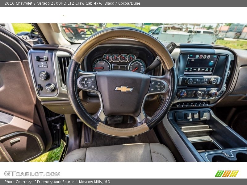 Black / Cocoa/Dune 2016 Chevrolet Silverado 2500HD LTZ Crew Cab 4x4