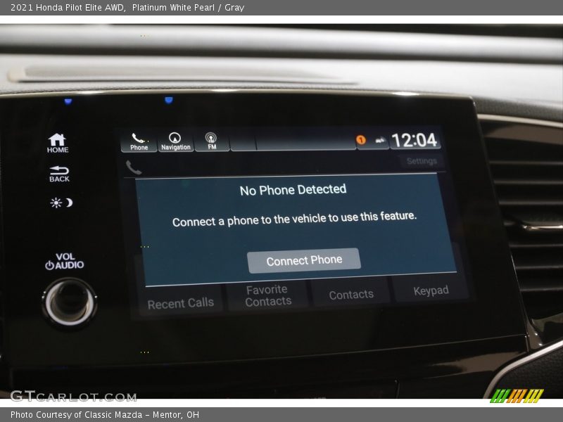 Platinum White Pearl / Gray 2021 Honda Pilot Elite AWD