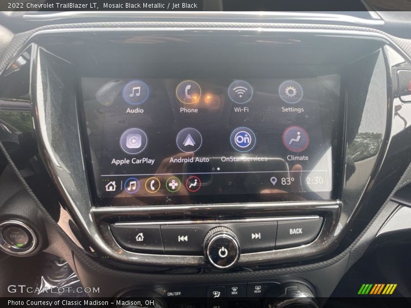 Mosaic Black Metallic / Jet Black 2022 Chevrolet TrailBlazer LT