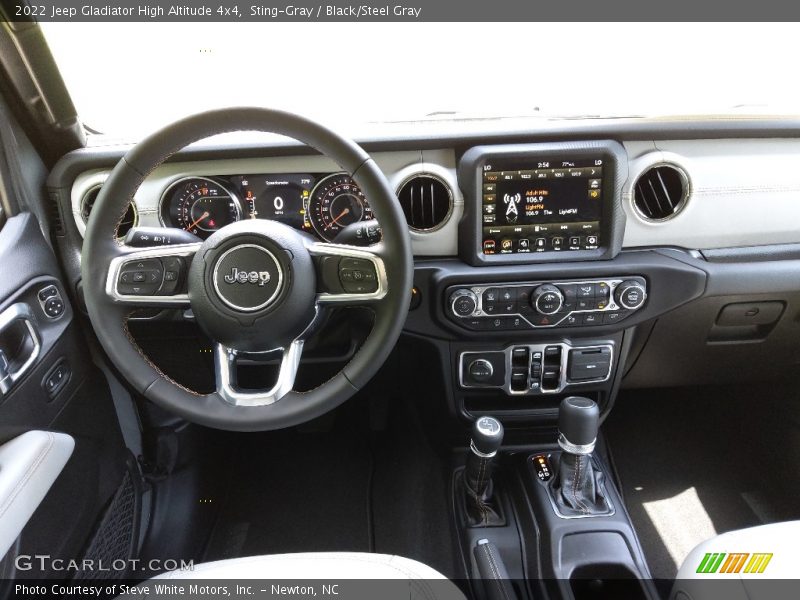 Dashboard of 2022 Gladiator High Altitude 4x4