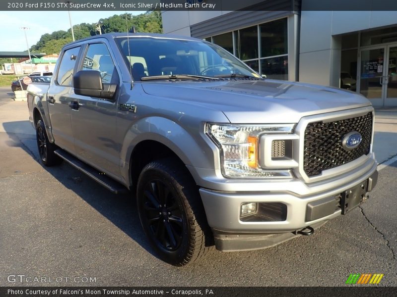 Iconic Silver / Medium Earth Gray 2020 Ford F150 STX SuperCrew 4x4