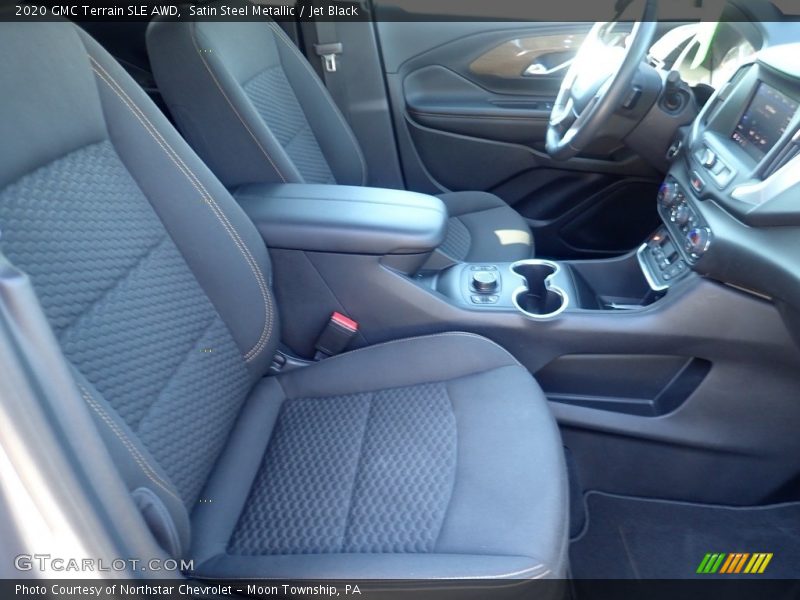 Satin Steel Metallic / Jet Black 2020 GMC Terrain SLE AWD