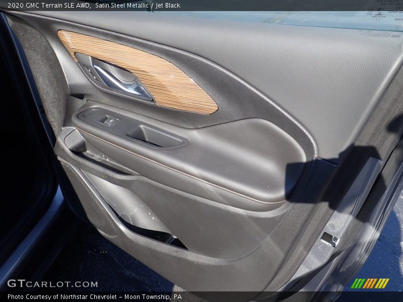 Satin Steel Metallic / Jet Black 2020 GMC Terrain SLE AWD
