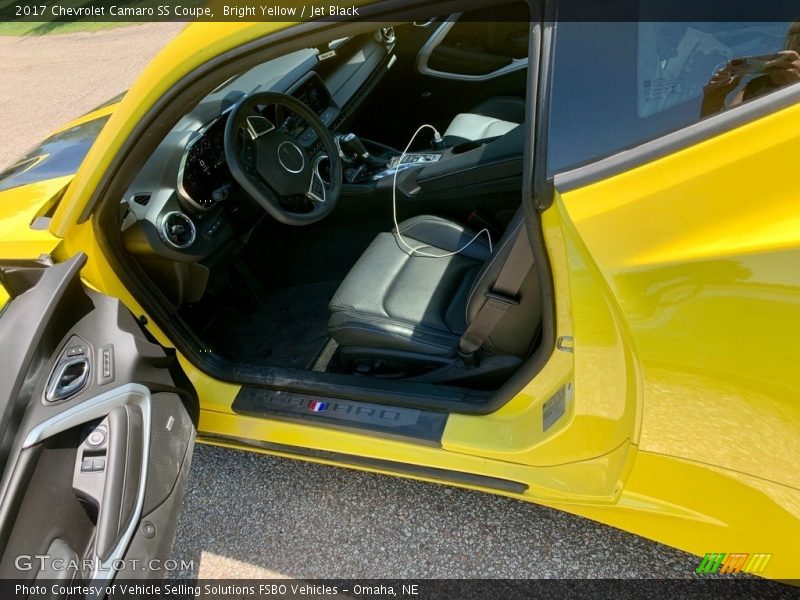 Bright Yellow / Jet Black 2017 Chevrolet Camaro SS Coupe