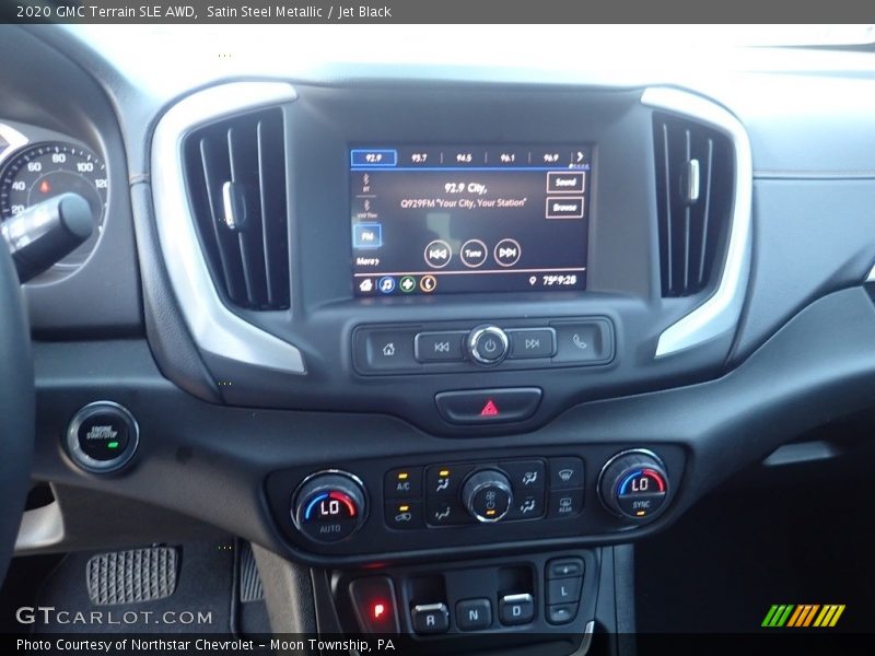 Satin Steel Metallic / Jet Black 2020 GMC Terrain SLE AWD