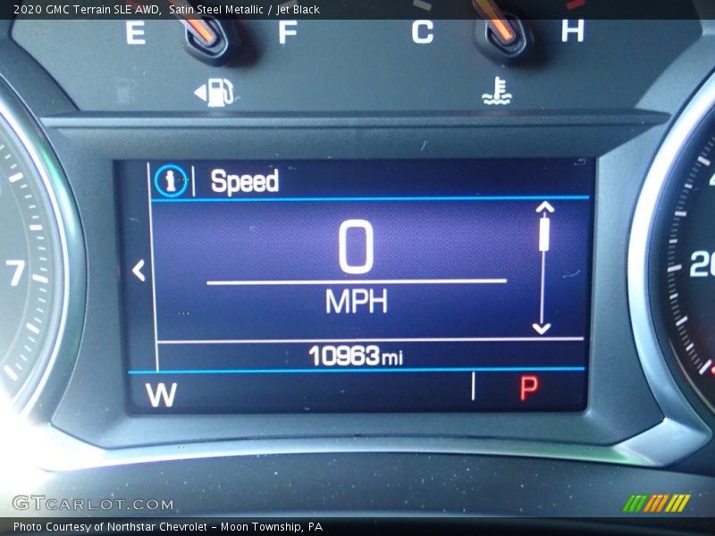 Satin Steel Metallic / Jet Black 2020 GMC Terrain SLE AWD