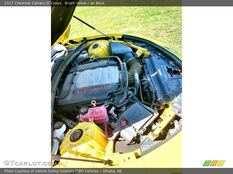 Bright Yellow / Jet Black 2017 Chevrolet Camaro SS Coupe