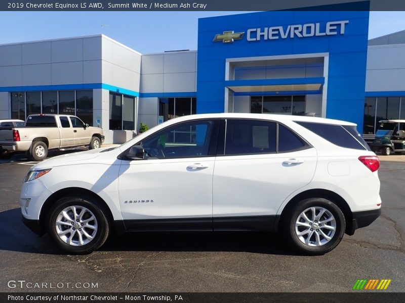 Summit White / Medium Ash Gray 2019 Chevrolet Equinox LS AWD