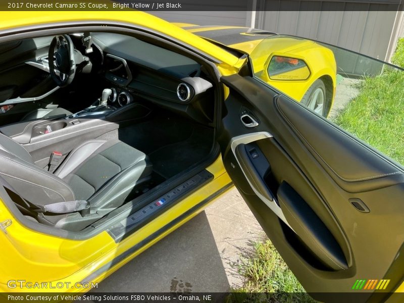 Bright Yellow / Jet Black 2017 Chevrolet Camaro SS Coupe