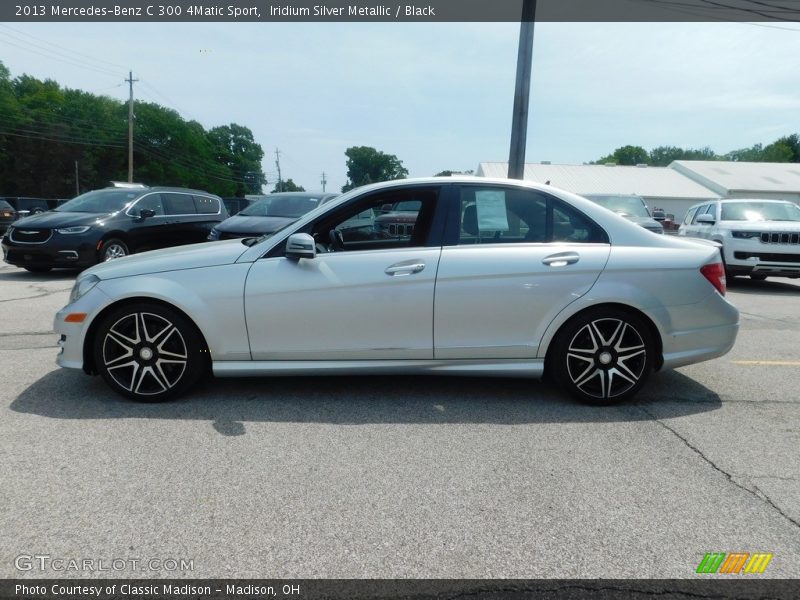 Iridium Silver Metallic / Black 2013 Mercedes-Benz C 300 4Matic Sport