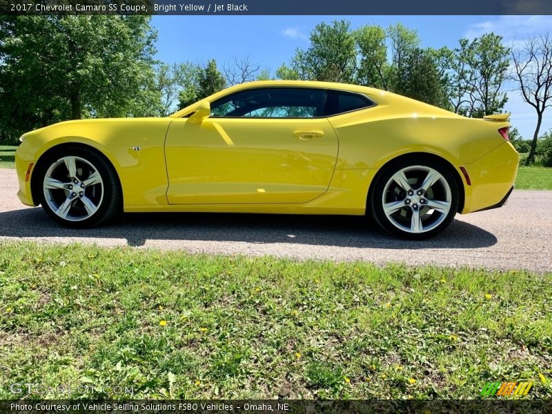 Bright Yellow / Jet Black 2017 Chevrolet Camaro SS Coupe