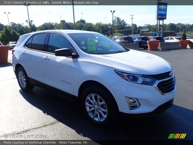 Summit White / Medium Ash Gray 2019 Chevrolet Equinox LS AWD