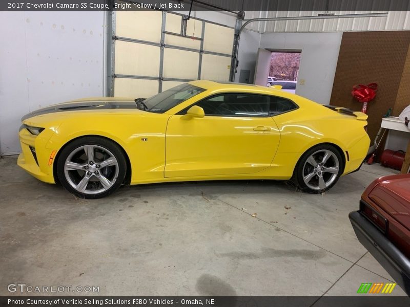 Bright Yellow / Jet Black 2017 Chevrolet Camaro SS Coupe