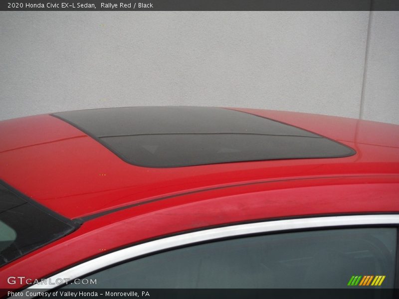 Rallye Red / Black 2020 Honda Civic EX-L Sedan