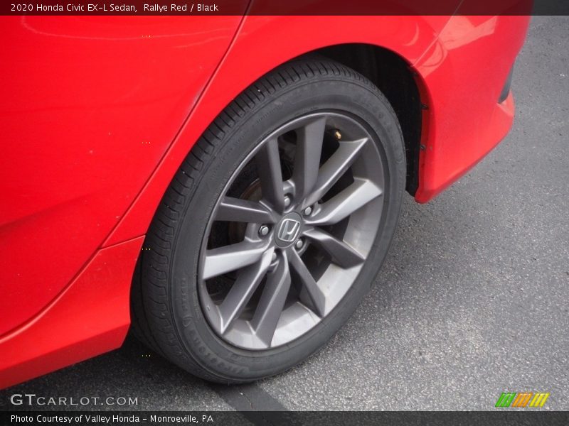 Rallye Red / Black 2020 Honda Civic EX-L Sedan