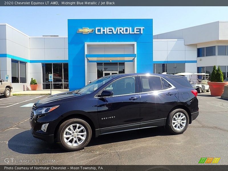 Midnight Blue Metallic / Jet Black 2020 Chevrolet Equinox LT AWD