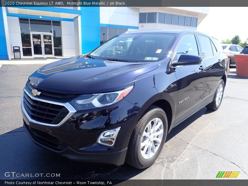 Midnight Blue Metallic / Jet Black 2020 Chevrolet Equinox LT AWD