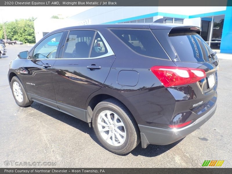 Midnight Blue Metallic / Jet Black 2020 Chevrolet Equinox LT AWD