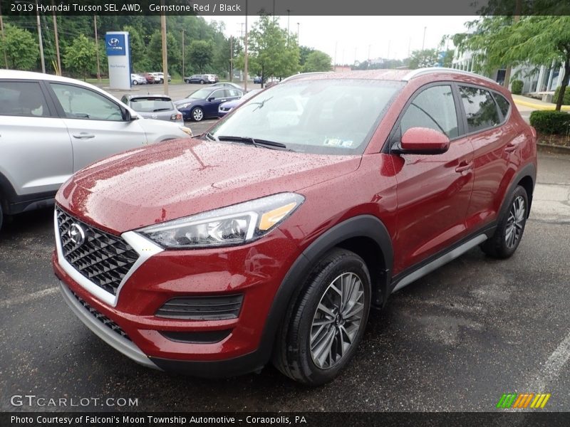 Gemstone Red / Black 2019 Hyundai Tucson SEL AWD