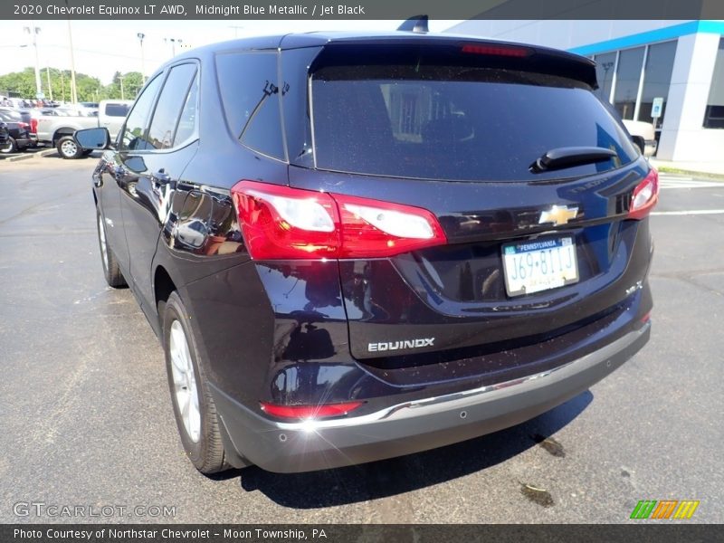 Midnight Blue Metallic / Jet Black 2020 Chevrolet Equinox LT AWD