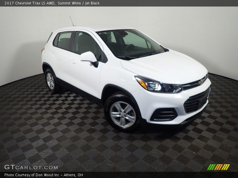 Summit White / Jet Black 2017 Chevrolet Trax LS AWD