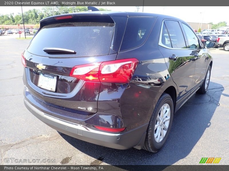 Midnight Blue Metallic / Jet Black 2020 Chevrolet Equinox LT AWD