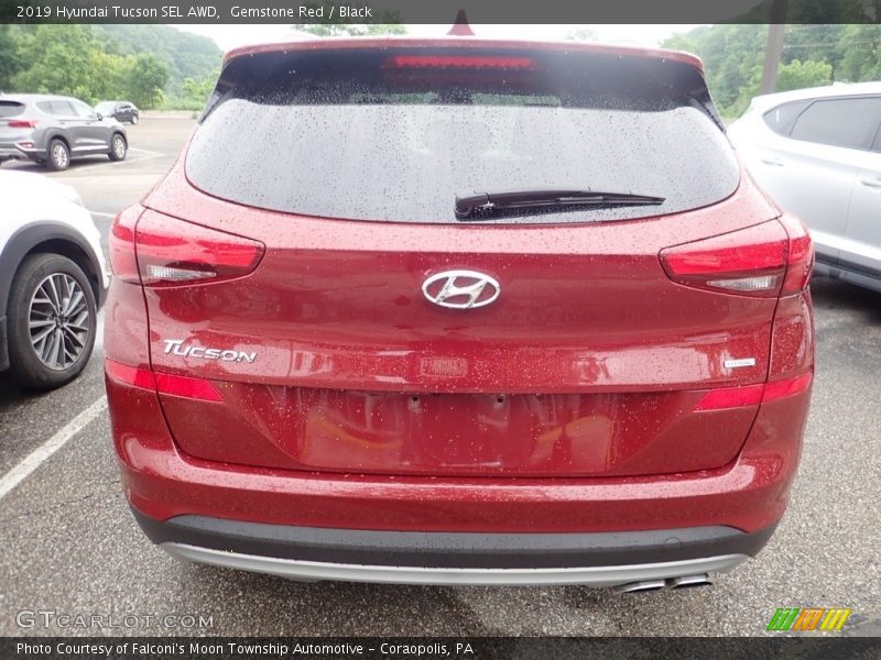 Gemstone Red / Black 2019 Hyundai Tucson SEL AWD