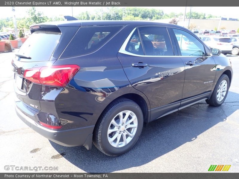 Midnight Blue Metallic / Jet Black 2020 Chevrolet Equinox LT AWD