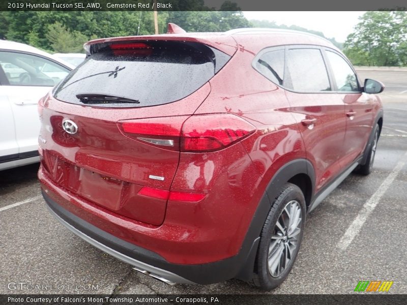 Gemstone Red / Black 2019 Hyundai Tucson SEL AWD