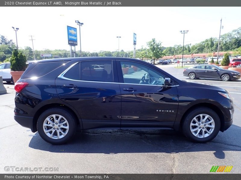 Midnight Blue Metallic / Jet Black 2020 Chevrolet Equinox LT AWD