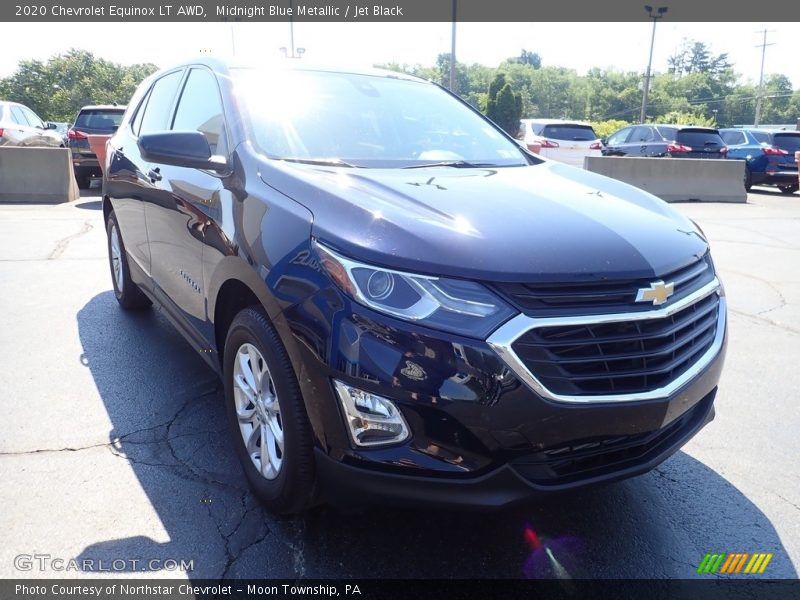 Midnight Blue Metallic / Jet Black 2020 Chevrolet Equinox LT AWD
