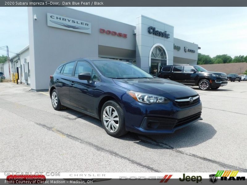 Dark Blue Pearl / Black 2020 Subaru Impreza 5-Door