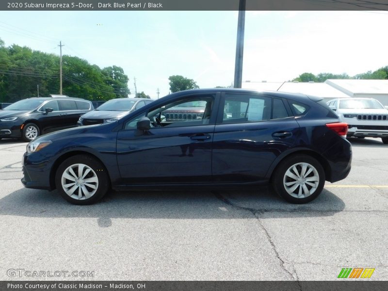 Dark Blue Pearl / Black 2020 Subaru Impreza 5-Door
