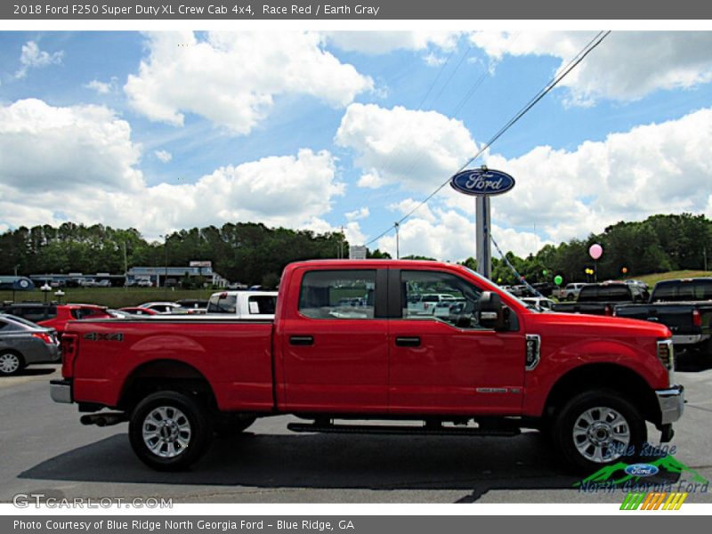 Race Red / Earth Gray 2018 Ford F250 Super Duty XL Crew Cab 4x4