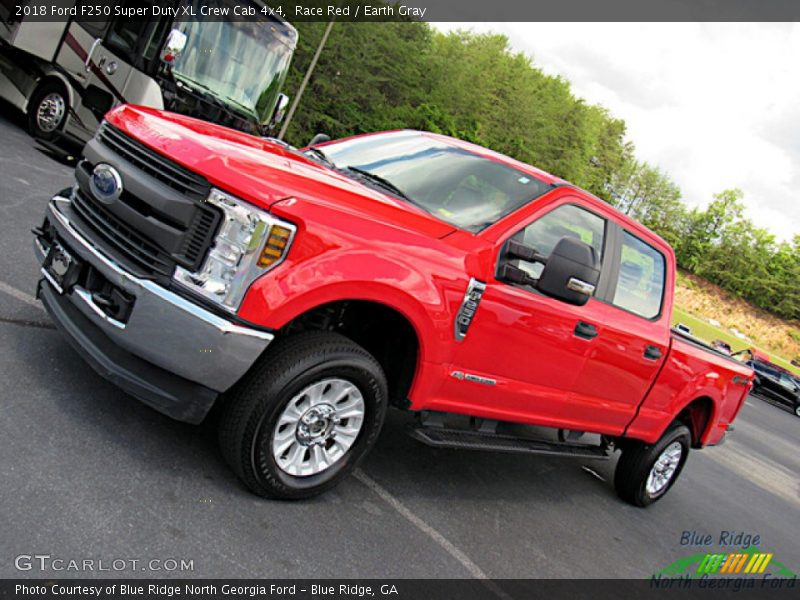 Race Red / Earth Gray 2018 Ford F250 Super Duty XL Crew Cab 4x4