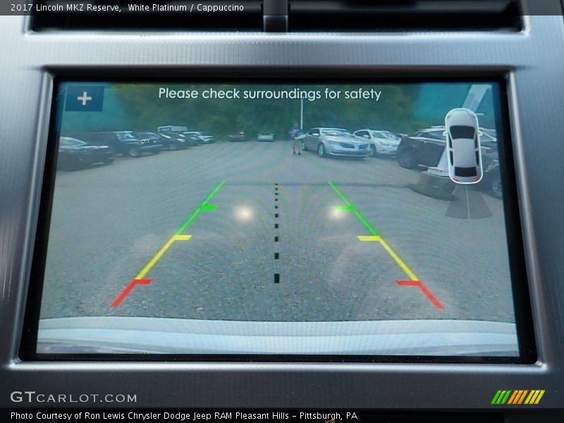 White Platinum / Cappuccino 2017 Lincoln MKZ Reserve